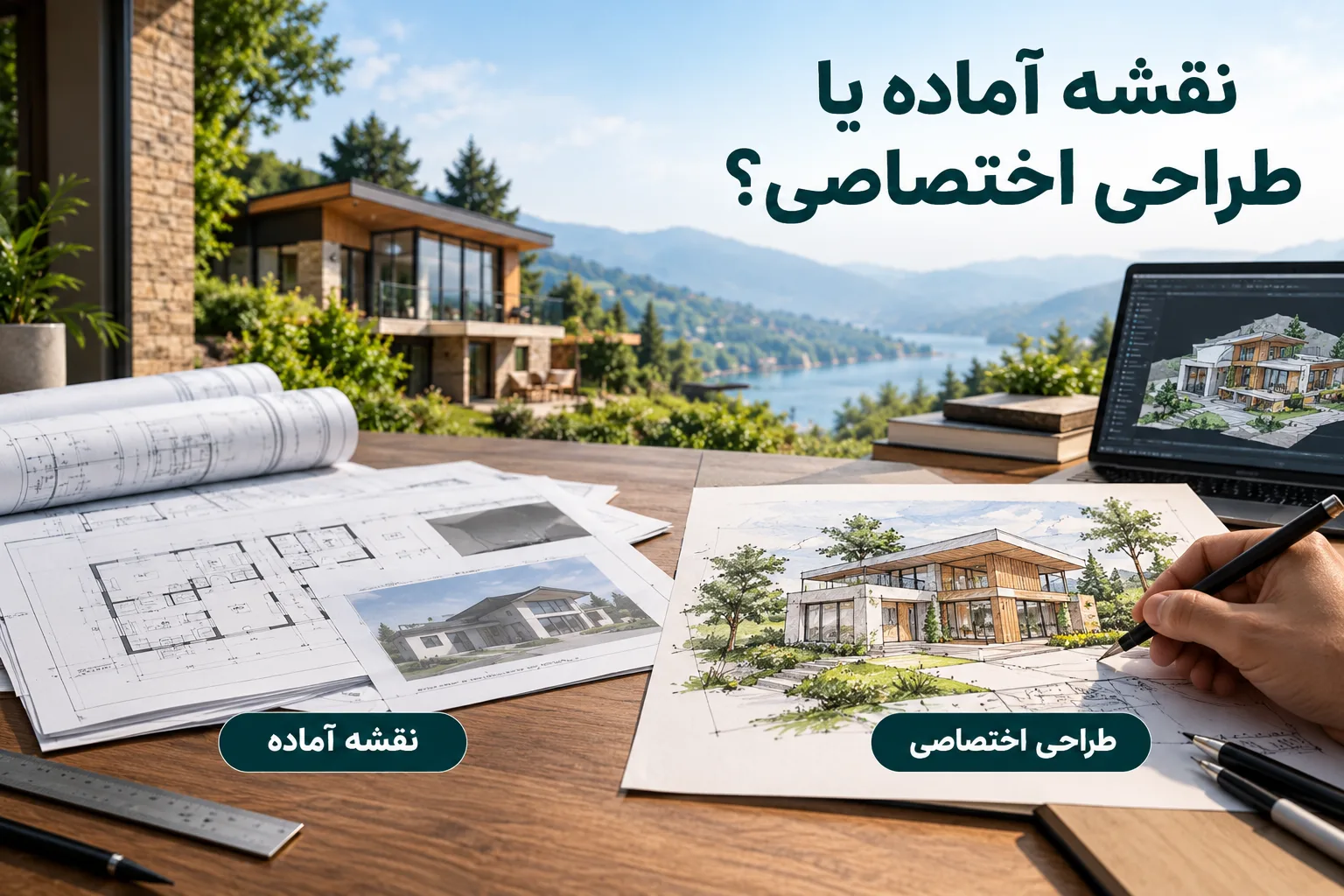 مخطط فيلا جاهز أم تصميم مخصص؟